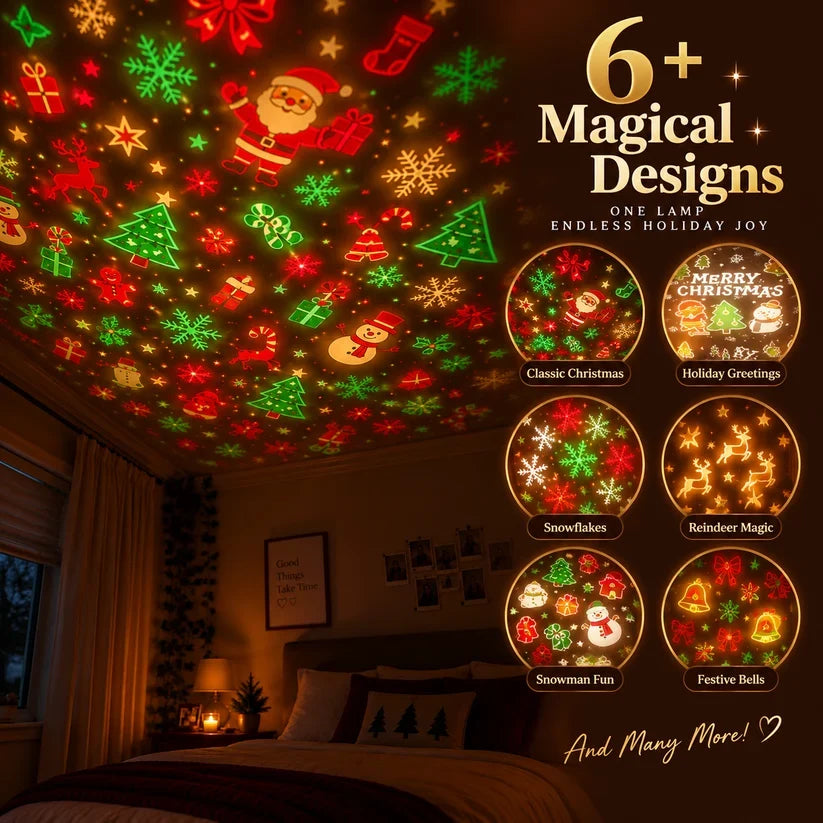π Christmas Magic Projection Lamp β Turn Any Room Into a Holiday Wonderland β¨
