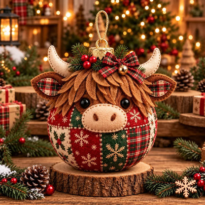 🎄Cozy Patchwork Christmas Ornament Collection-✨Relaxing DIY Craft to Create Stunning Christmas Artwork