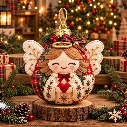🎄Cozy Patchwork Christmas Ornament Collection-✨Relaxing DIY Craft to Create Stunning Christmas Artwork