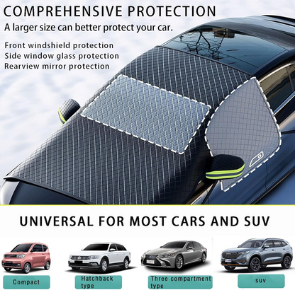 🔥50% OFF — 🔥All-Season Windshield Snow Cover with Mirror Protection❄️