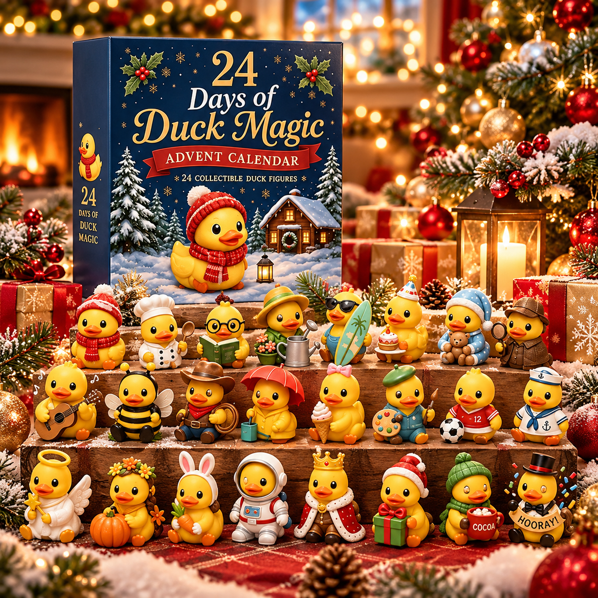 24-Day Duck Magic Advent Calendar – 24 Collectible Duck Surprises