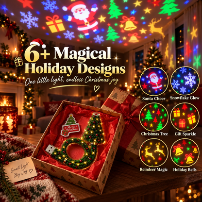 🎄 Christmas Magic Projection Lamp – Turn Any Room Into a Holiday Wonderland ✨