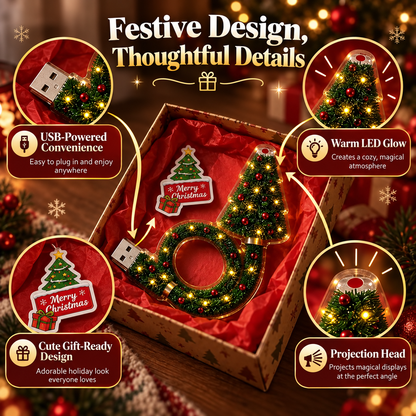 🎄 Christmas Magic Projection Lamp – Turn Any Room Into a Holiday Wonderland ✨