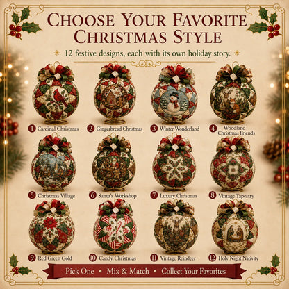 🔥Last Day BUY 3 GET 1 FREE⏳ Last Day 50% OFF – DIY Christmas Patchwork Ornament Kit
