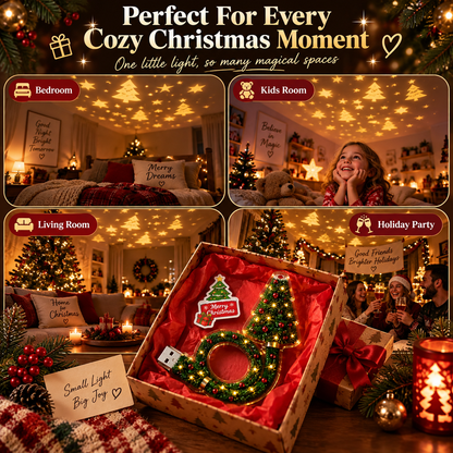 🎄 Christmas Magic Projection Lamp – Turn Any Room Into a Holiday Wonderland ✨