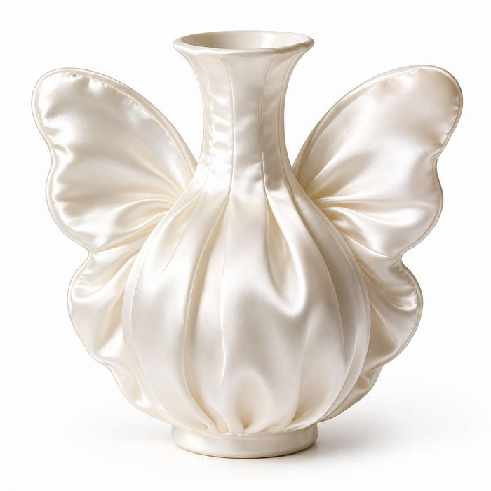 The Silk White Mini Vase