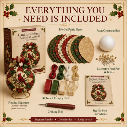 🔥Last Day BUY 3 GET 1 FREE⏳ Last Day 50% OFF – DIY Christmas Patchwork Ornament Kit