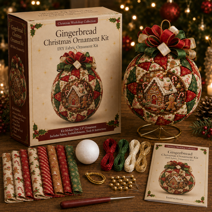 🔥Last Day BUY 3 GET 1 FREE⏳ Last Day 50% OFF – DIY Christmas Patchwork Ornament Kit