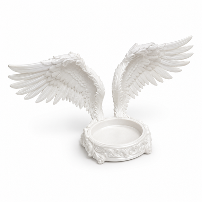 White Angel Wings Jewelry Holder Tray